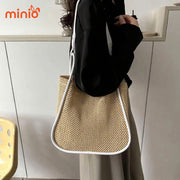 Túi cói lưới quai bấm Sp510