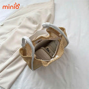 Túi cói lưới quai bấm Sp510