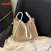 Túi cói lưới quai bấm Sp510