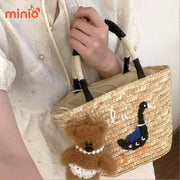 Túi cói vịt size nhỡ