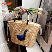 Túi cói vịt size nhỡ