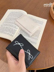 Ví gấp 3 hai nơ đính ngọc DH