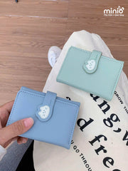 Ví gấp 3 khoá gập mèo cat DH