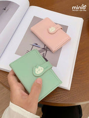 Ví gấp 3 khoá gập mèo cat DH