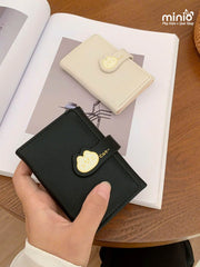 Ví gấp 3 khoá gập mèo cat DH