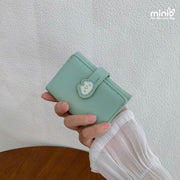 Ví gấp 3 khoá gập mèo cat DH