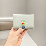 Ví gấp 3 charm thú trong suốt DH