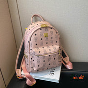 Balo gấu da Pu khoá vànG