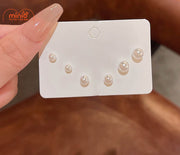 Set 3 đôi bông tai xi 925 048090