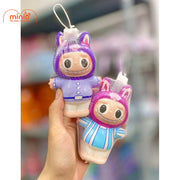 Bóp squishy Labubu túi lưới