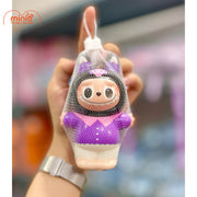Bóp squishy Labubu túi lưới