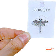 Cài áo chuồn chuồn đính đá