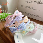 Cài tóc nơ vải vintage