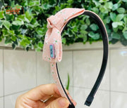 Cài tóc nơ vải vintage