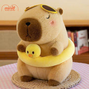 Capybara phao vịt đeo kính