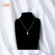 Dây chuyền xi hình lá ngọc