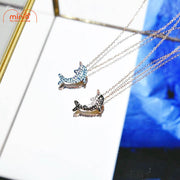 Dây chuyền xi 925 cá heo 054108