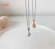 Dây chuyền tam giác đính đá 0029