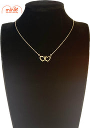 Dây chuyền trái tim đôi