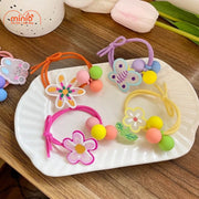 Dây cột tóc charm+3 hạt tròn