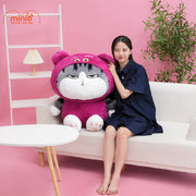 Mèo cosplay gấu dâu