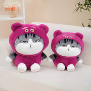 Mèo cosplay gấu dâu