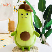 Trái bơ dài đội mũ