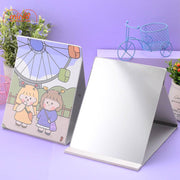 Gương bìa da gập full màn