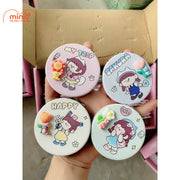 Gương mini 2 mặt đính charm