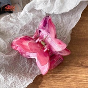 Kẹp bướm 2 lớp vân đá