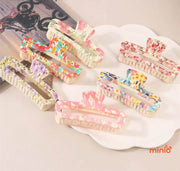 Kẹp càng cua màu loang