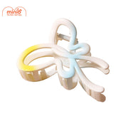 Kẹp càng cua bướm nơ màu loang