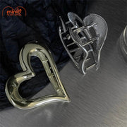 Kẹp càng cua kim loại trái tim