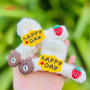 Kẹp tóc lông gấu Happy Day