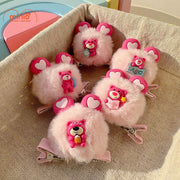 Kẹp mỏ vịt gấu dâu