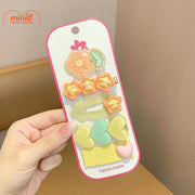 Vỉ 5 kẹp mái hoa