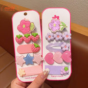 Vỉ 5 kẹp mái hoa