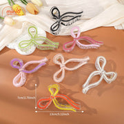 Kẹp càng cua nơ bọc nhựa