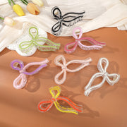 Kẹp càng cua nơ bọc nhựa