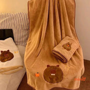 Set khăn tắm + khăn mặt Capybara