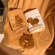 Set khăn tắm + khăn mặt Capybara