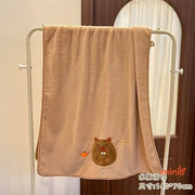 Set khăn tắm + khăn mặt Capybara
