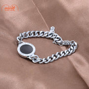 Lắc tay xích mặt đá la mã FL