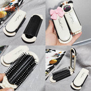 Gương lược gấp trắng đen