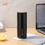 Ly giữ nhiệt coffee trụ trơn 400ml