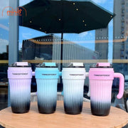 Ly giữ nhiệt 2 màu có tay cầm 850ml