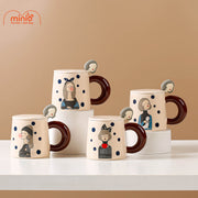 Ly sứ cô gái nắp gương J142