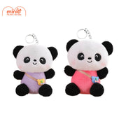 Móc khóa bông gấu trúc túi charm