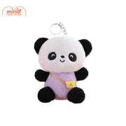 Móc khóa bông gấu trúc túi charm