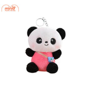 Móc khóa bông gấu trúc túi charm